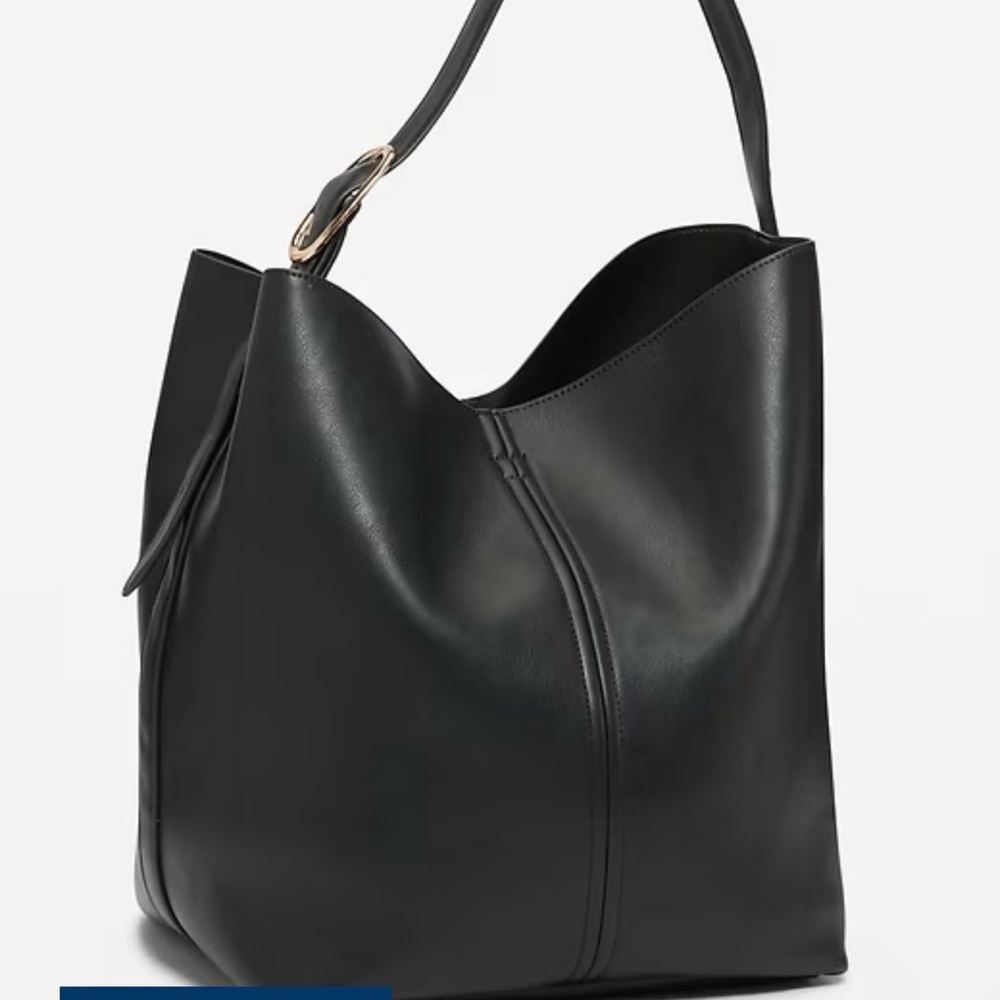 Large Carrie Tote Bag in Black